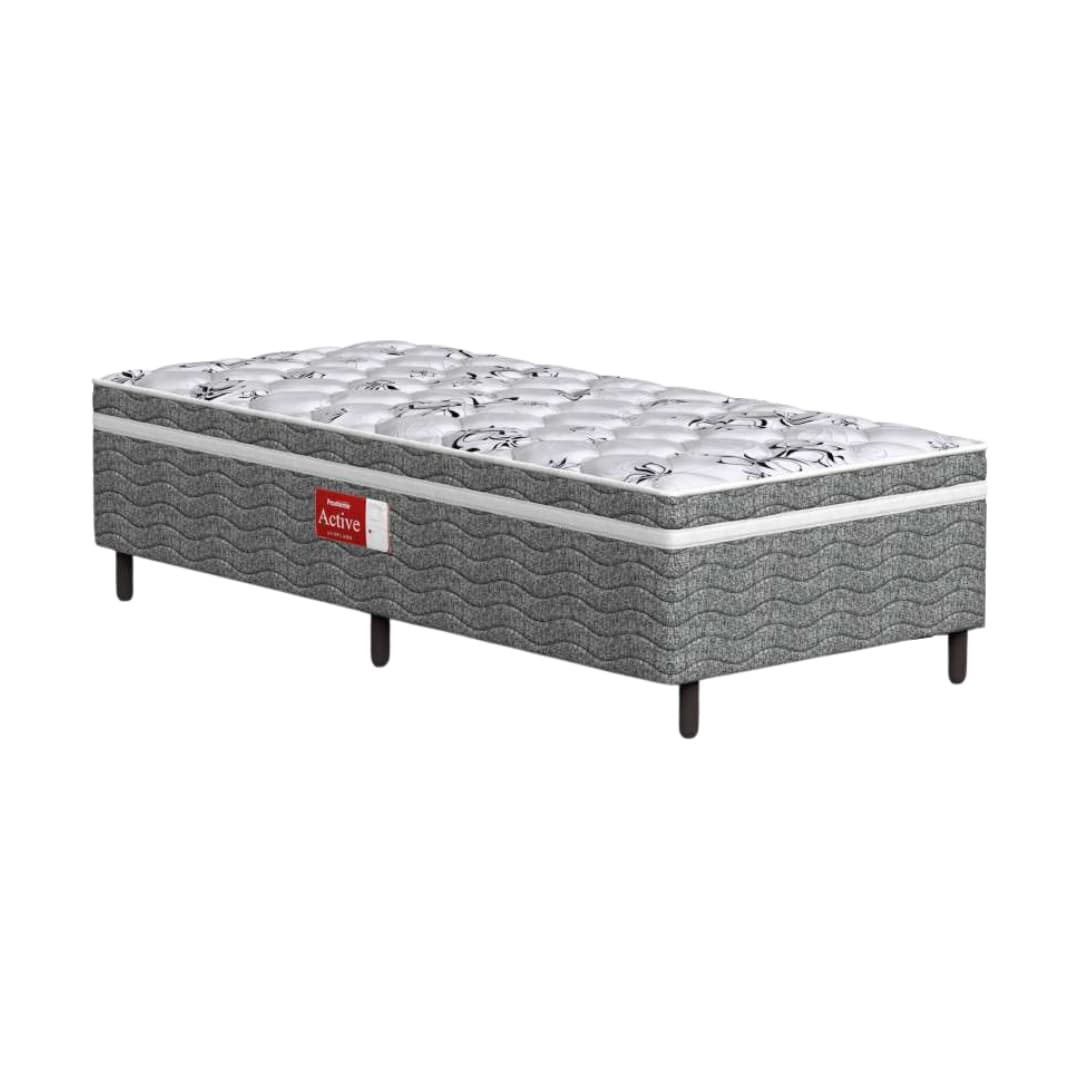 Cama Box Completa Probel Solteiro 55 cm