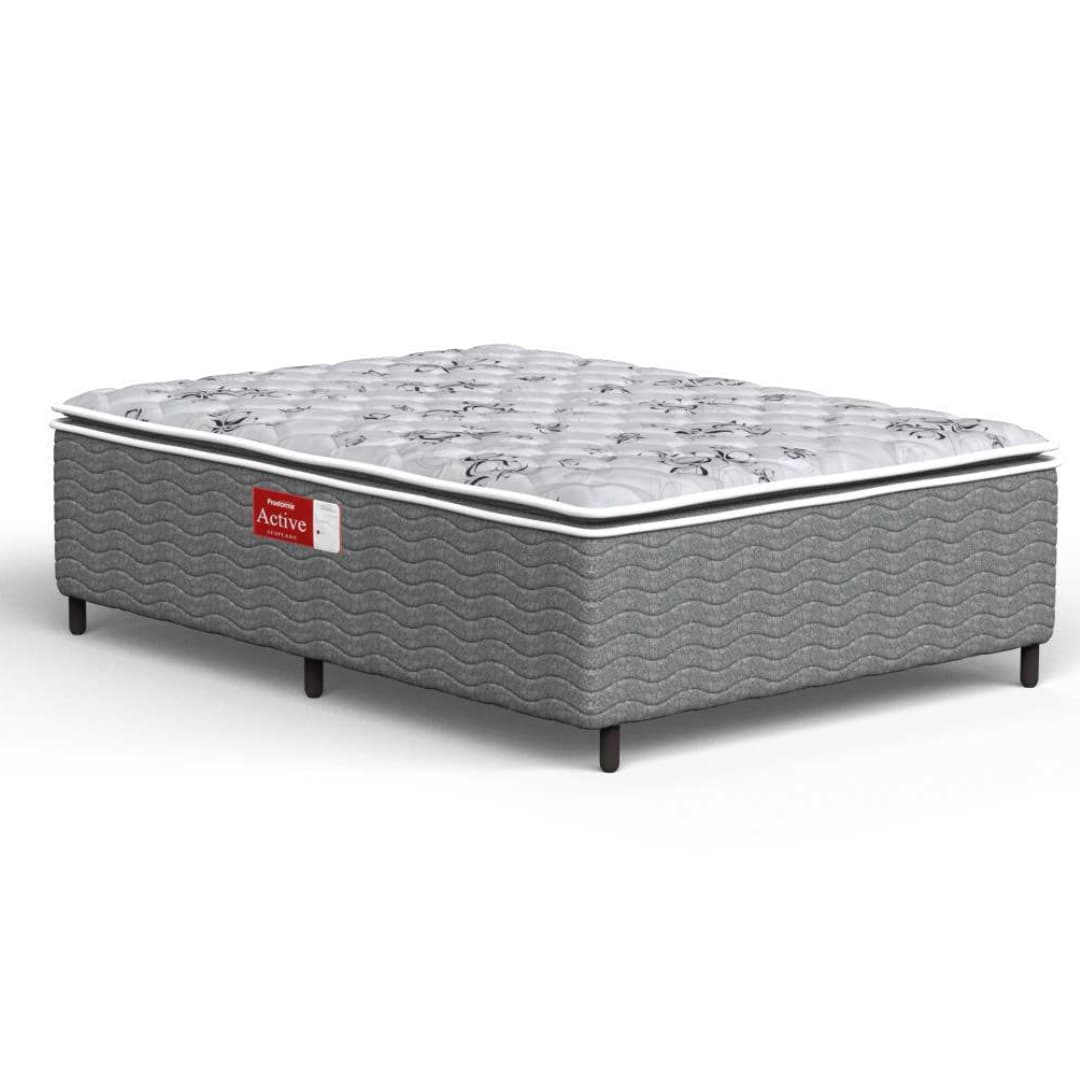 Cama Box Luxo Probel com Pillow Europeu Solteiro